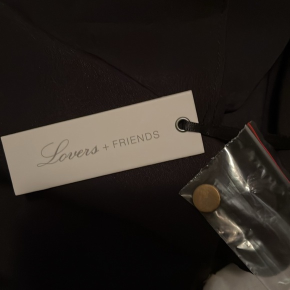 Lovers + Friends Hayley Party Dress in Gold Dot XS - Picture 11 of 13